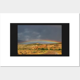 Rainbow at the End of the Road Posters and Art